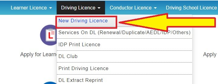 Driving License Apply Online