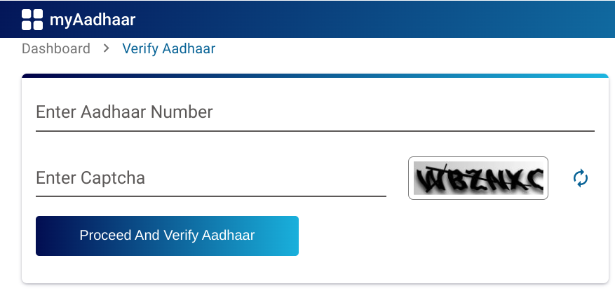 aadhaar verify online 